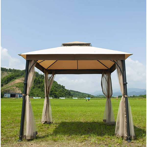Gojooasis Patio 9 Ft. W x 9 Ft. D Steel Patio Gazebo